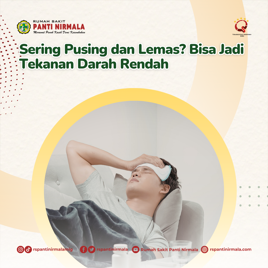 Sering Pusing dan Lemas? Bisa Jadi Tekanan Darah Rendah