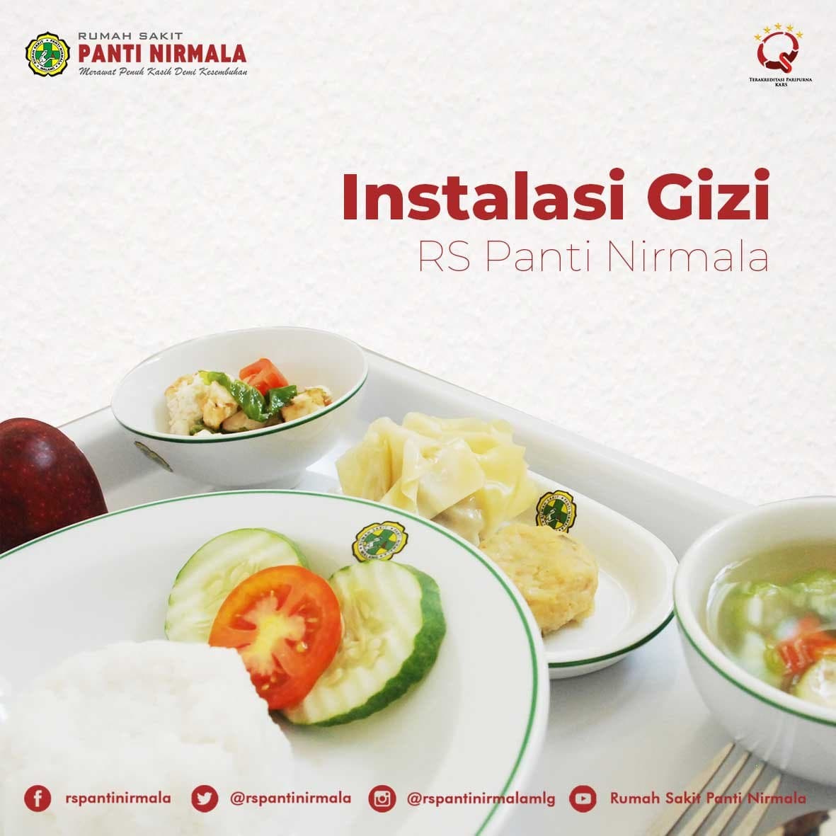 Fasilitas Instalasi Gizi RS Panti Nirmala