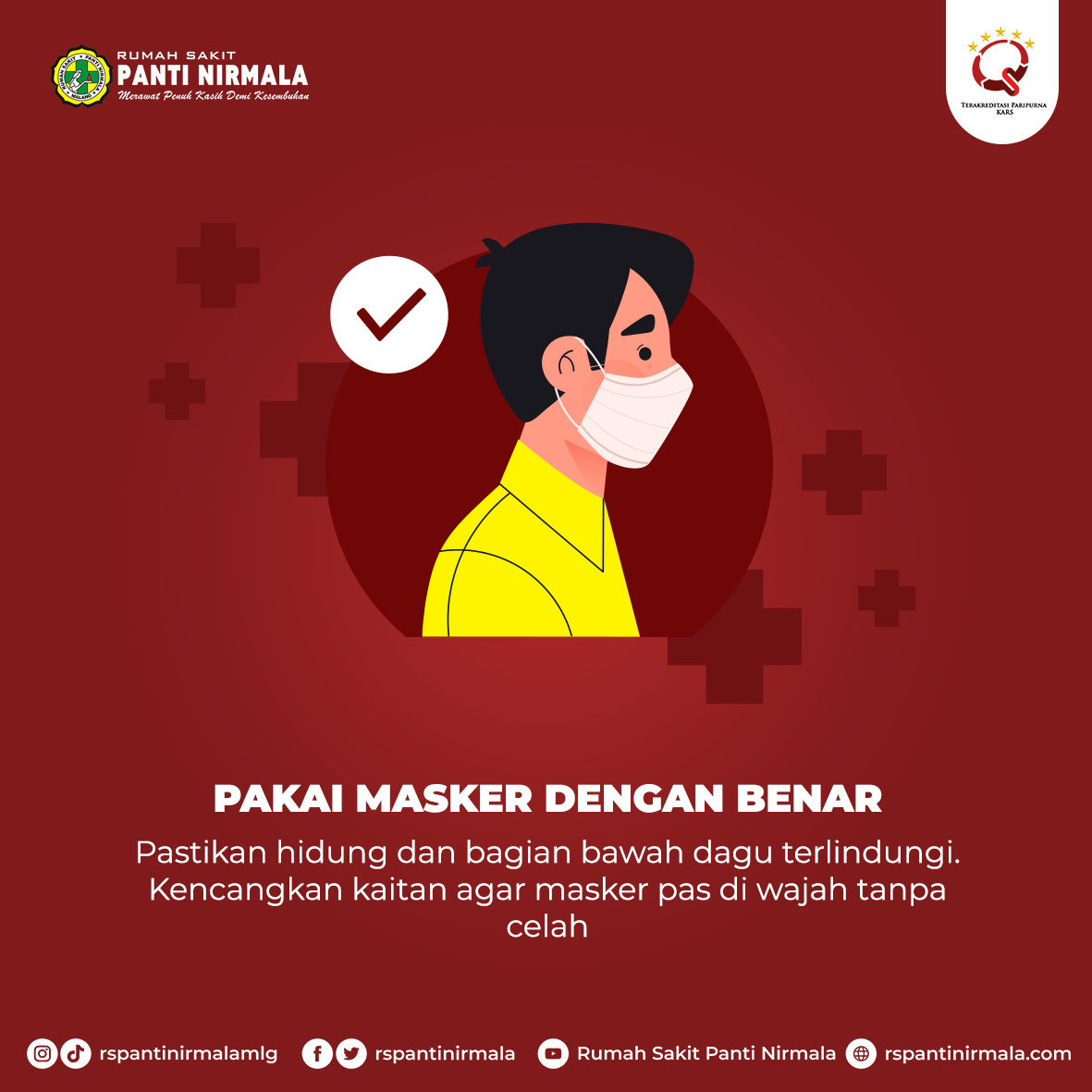 Jangan salah dalam penggunaan masker