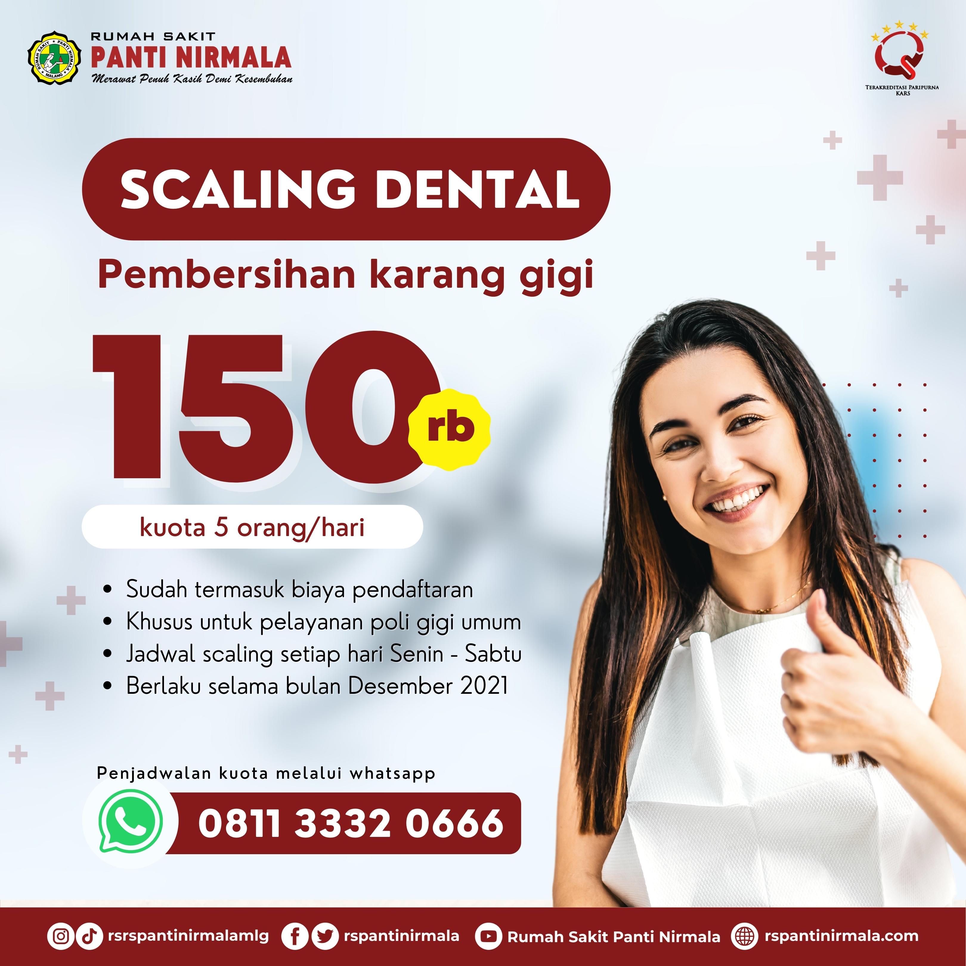 Promo Scaling RS Panti NIrmala Malang