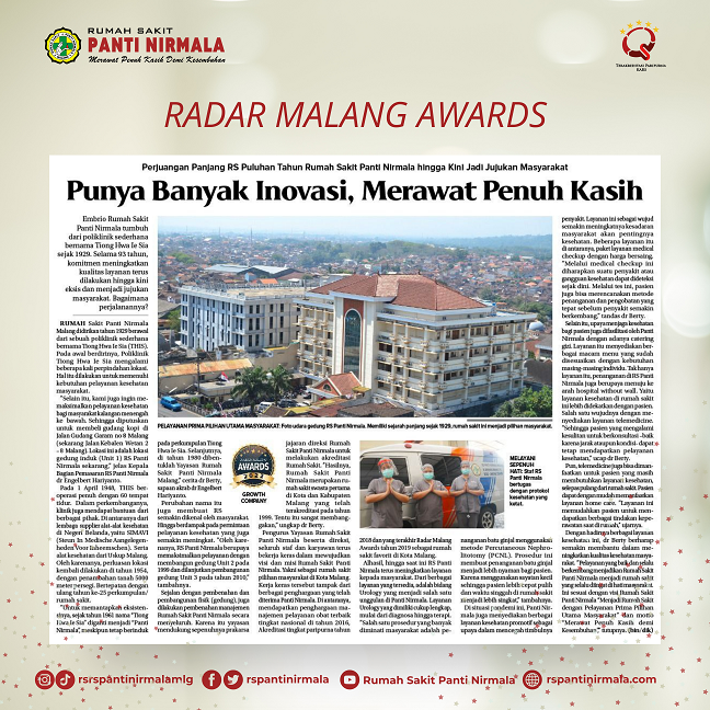 Radar Malang Awards-Growth Company