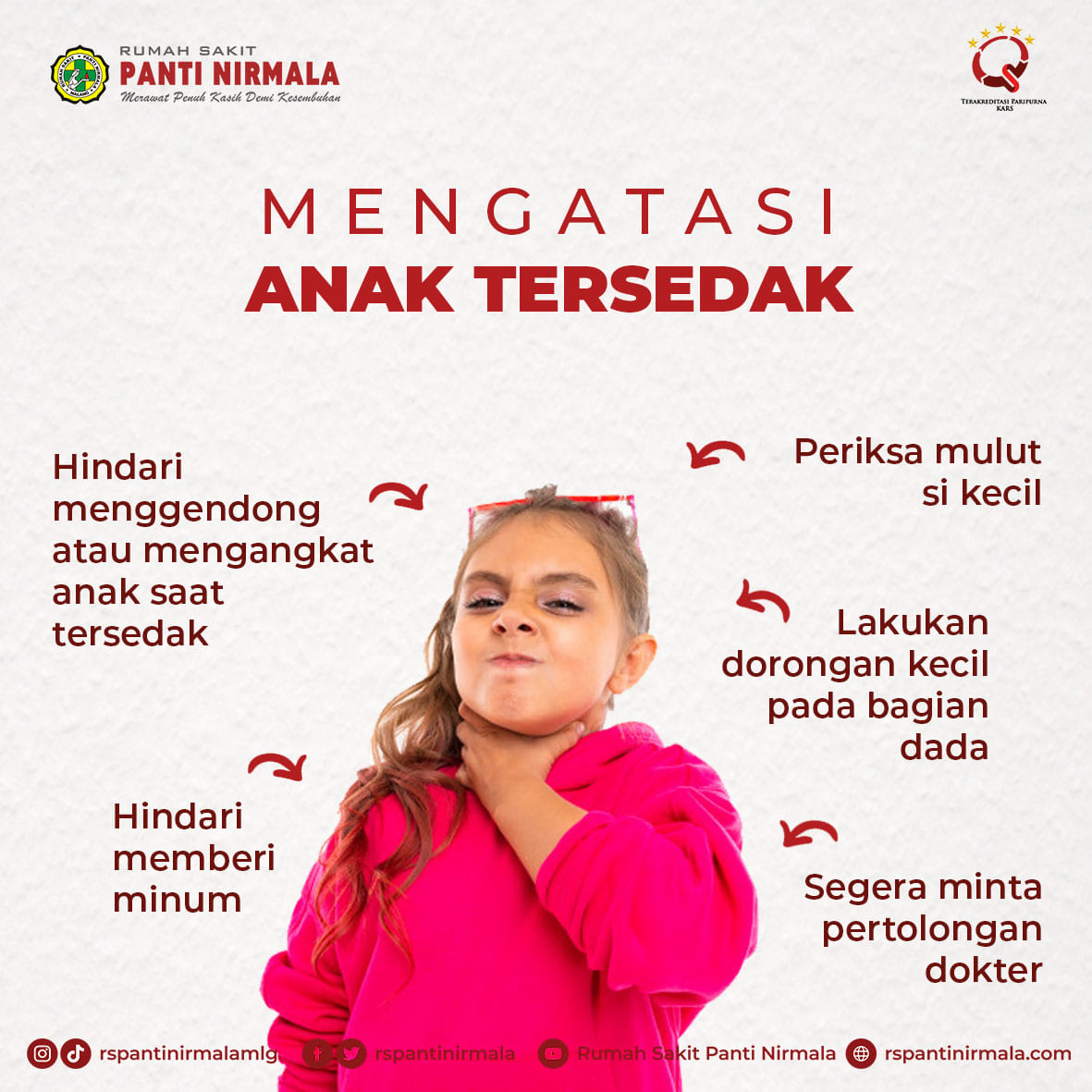 Panik lah ya pastinya sobat, Coba pelajari dan terapkan cara untuk mengatasi anak Anda tersedak