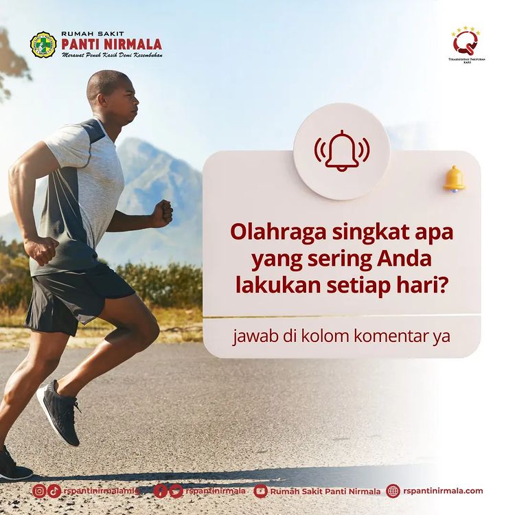 Semalas apapun, jangan lupa untuk olahraga ya Sahabat RSPN~