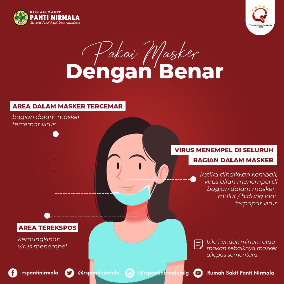 Pakai Masker Dengan Benar