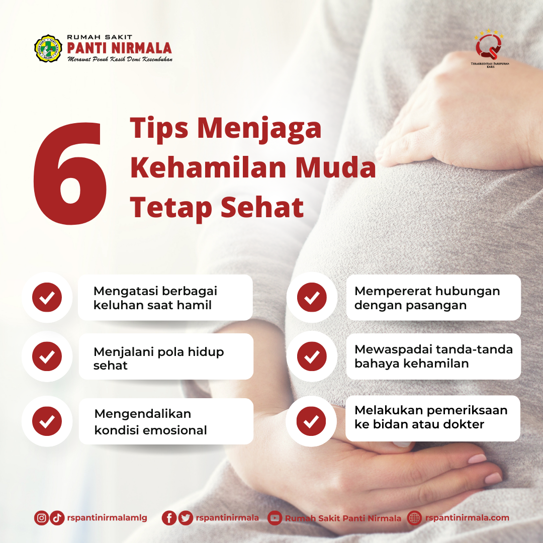 6 Tips Menjaga Kehamilan Muda Tetap Sehat