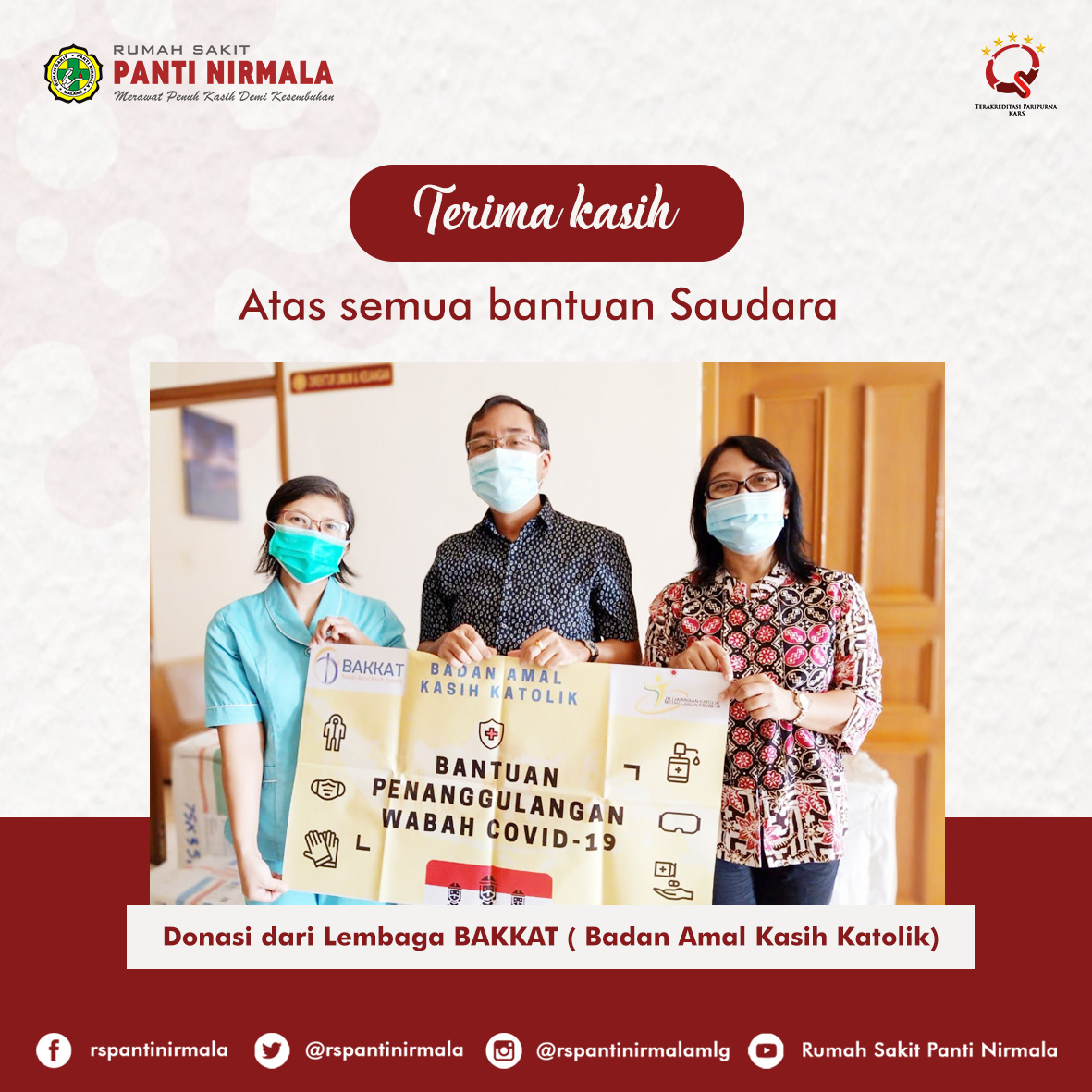 Terimakasih para Donatur